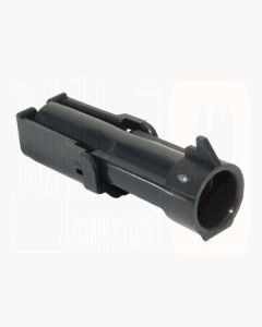 Delphi 12010996 1 Way Black Weather Pack Shroud Sealed Male Connector (Bag of 10)